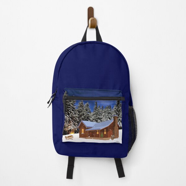 Item preview, Medium sized cabin and miniature Christmas landscape designed and sold by DAscroft.