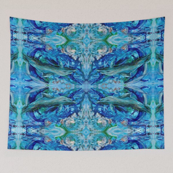 Item preview, Dolphin Play designed and sold by CoryAcornArt.