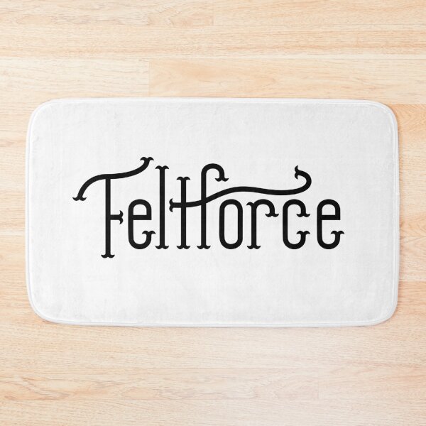 Item preview, Feltforce - Black Text designed and sold by feltbeats.