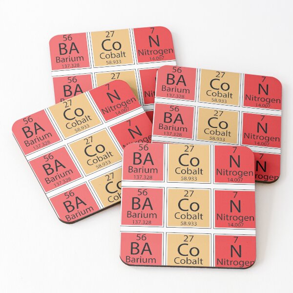 Item preview, bacon periodic table designed and sold by The Parallel X.