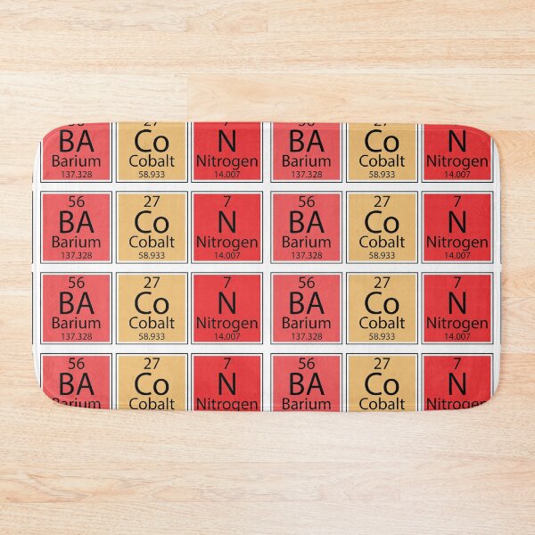 Item preview, bacon periodic table designed and sold by The Parallel X.