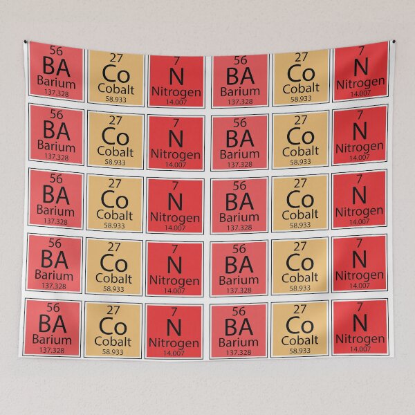 Item preview, bacon periodic table designed and sold by The Parallel X.