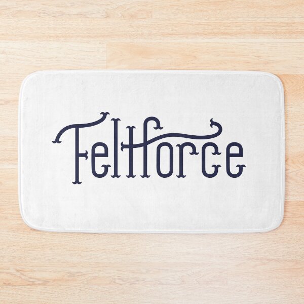 Item preview, Feltforce - Navy Text designed and sold by feltbeats.
