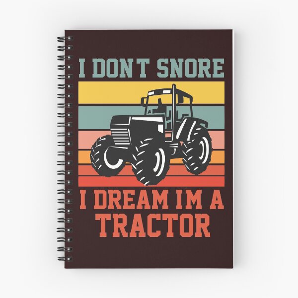 Item preview, I Don't Snore I Dream I'm a Tractor Retro Vintage Tractor  designed and sold by Sarah38.