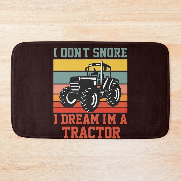 Item preview, I Don't Snore I Dream I'm a Tractor Retro Vintage Tractor  designed and sold by Sarah38.