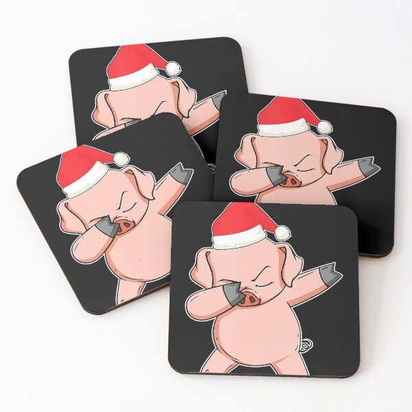 Artikelvorschau, Tupfen Schwein mit Weihnachtsmann Hut T-Shirt X-Mas Dab Dance T-Shirt entworfen und verkauft von EliseJenkins.