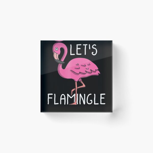Item preview, Let's Flamingle Cute Pink Flamingo Summer Lover T-Shirt designed and sold by TylerKay.