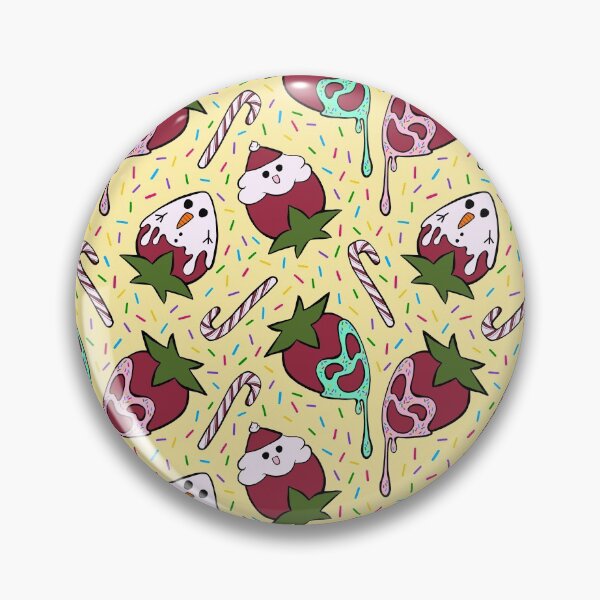 Aperçu de l'œuvre Motif de fraises de Noël (version légère) créée et vendue par StudioShearling.
