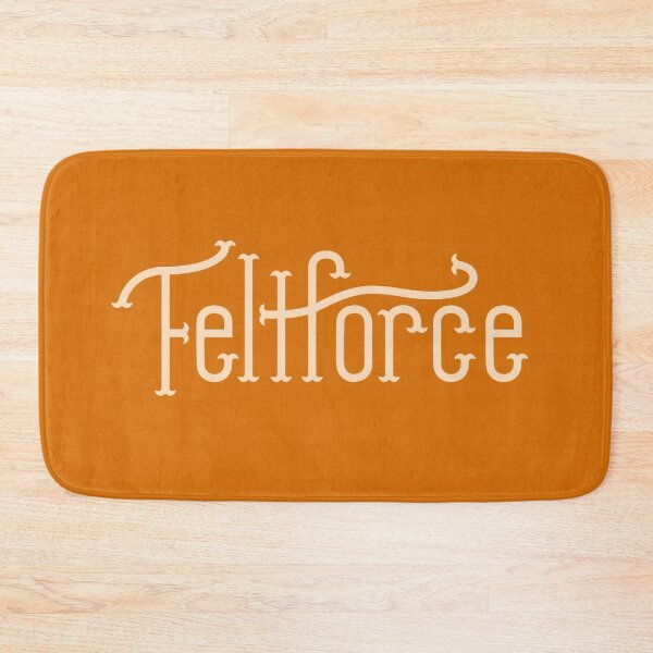 Item preview, Feltforce - Orange Text designed and sold by feltbeats.