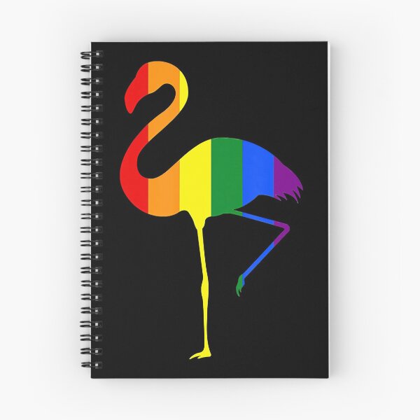 Item preview, LGBT Pride Colors Flamingo T-Shirt - Rainbow Flamingo Pride designed and sold by TylerKay.