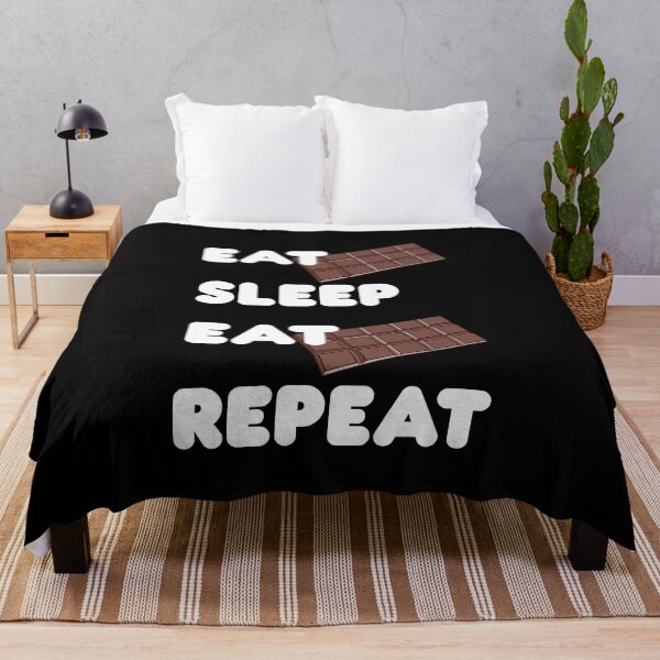 Item preview, Chocoholic Gift Eat Chocolate Sleep Eat Chocolate Repeat designed and sold by Funful.