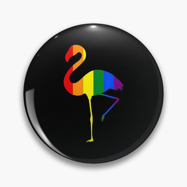Item preview, LGBT Pride Colors Flamingo T-Shirt - Rainbow Flamingo Pride designed and sold by TylerKay.