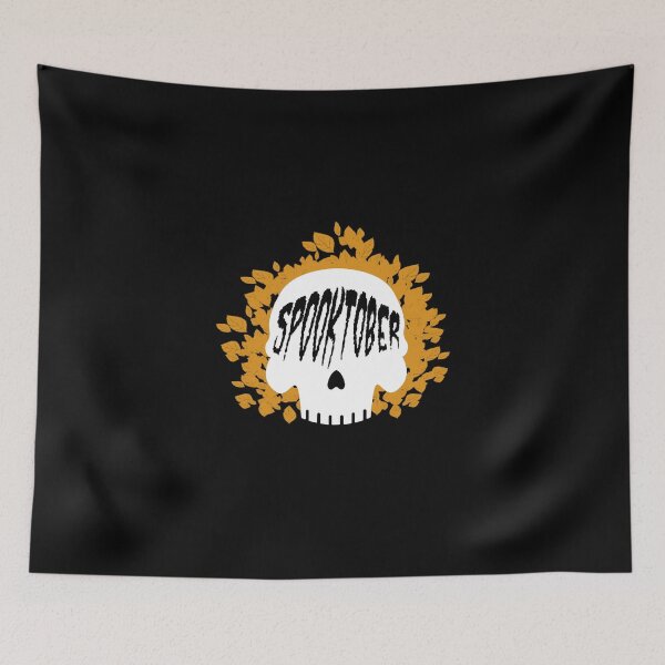 Item preview, Halloween - Skull of the Orange Leaf designed and sold by Bregustol.