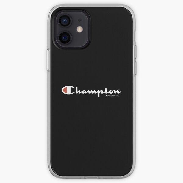 Champion Sports Black Tee iPhone Soft Case