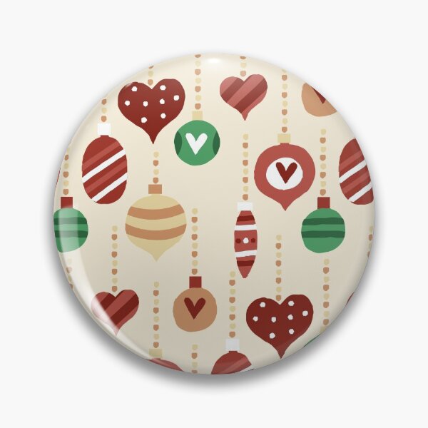 Item preview, Festive Ornaments- Christmas Pattern (Cream) designed and sold by HeraAndKosmos.