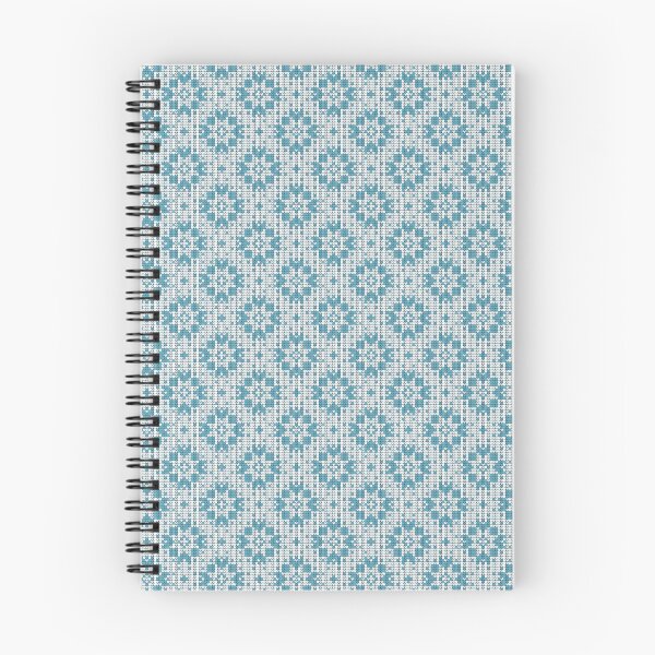 Item preview, White andTeal Nordic Tapestry Print designed and sold by cgroenewald.