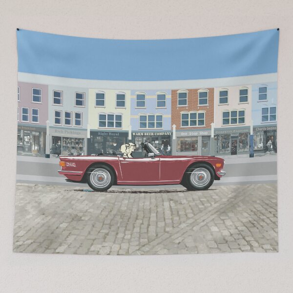 Item preview, Carmine Red color TR6 – the Classic British Sports Car designed and sold by Bigs66.