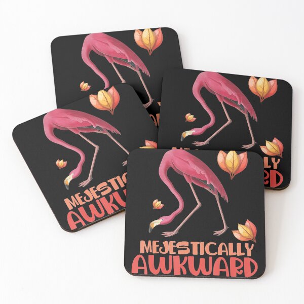 Item preview, Majestically Awkward Flamingo Funny Animals humor T-Shirt designed and sold by TylerKay.