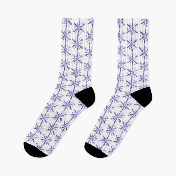 Item preview, Winter Christmas snowflake in blue and purple designed and sold by Kristellabeauty.