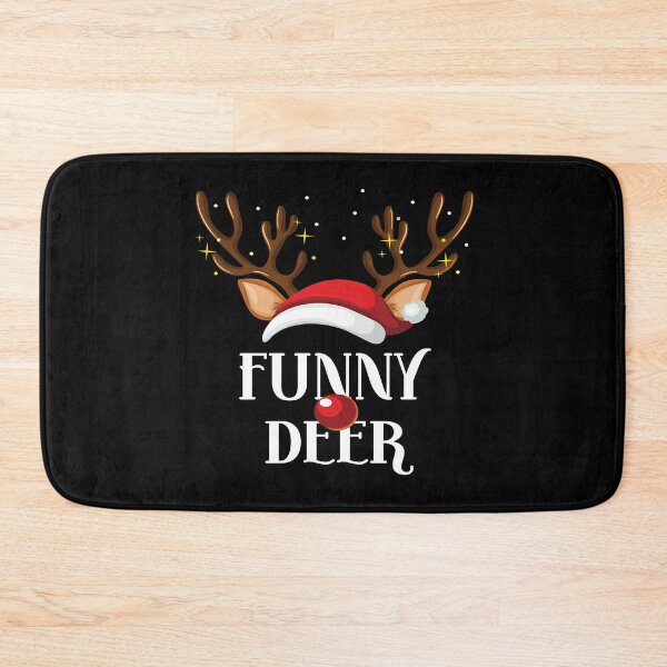 Item preview, Funny Deer Family Matching Christmas Reindeer Party graphic designed and sold by Grabitees.