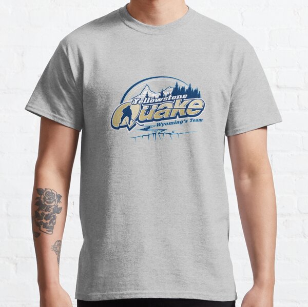 Tremblement de Yellowstone T-shirt classique
