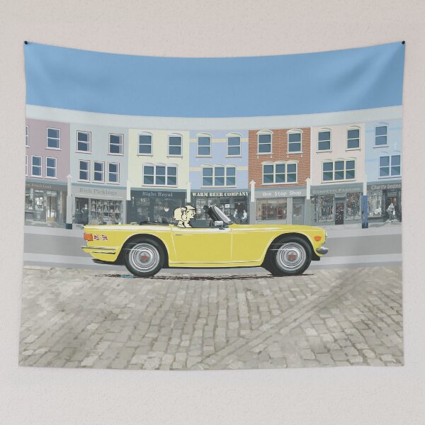 Item preview, Mimosa Yellow color TR6 – the Classic British Sports Car designed and sold by Bigs66.