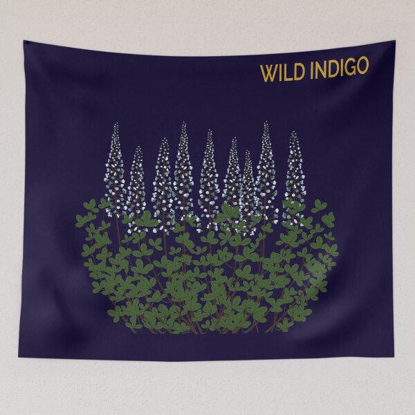Artikelvorschau, Wilder Indigo auf Indigo entworfen und verkauft von YouAreHereArt.