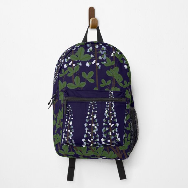Item preview, Wild Indigo on indigo designed and sold by YouAreHereArt.