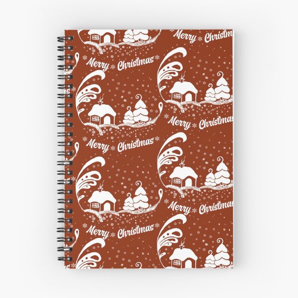 Item preview, Christmas patterns, winter holiday, Christmas house with Christmas trees designed and sold by Nesterova.