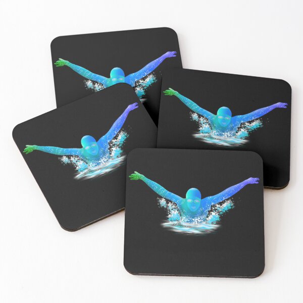 Item preview, This blue swimmer is going for the championship. designed and sold by Zwembad Vergelijker.