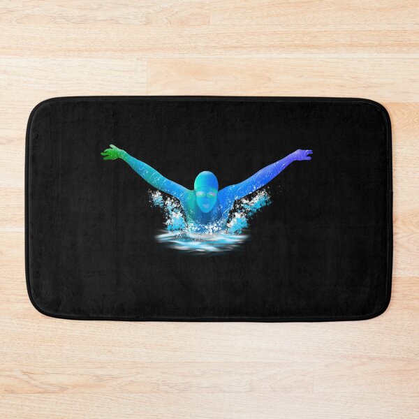 Item preview, This blue swimmer is going for the championship. designed and sold by Zwembad Vergelijker.