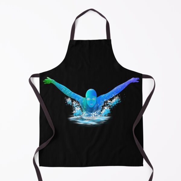 Item preview, This blue swimmer is going for the championship. designed and sold by Zwembad Vergelijker.