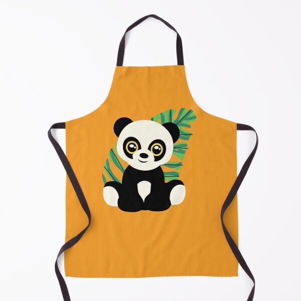 Item preview, Cute Baby Panda with Green Leaf designed and sold by SunfullyYours.