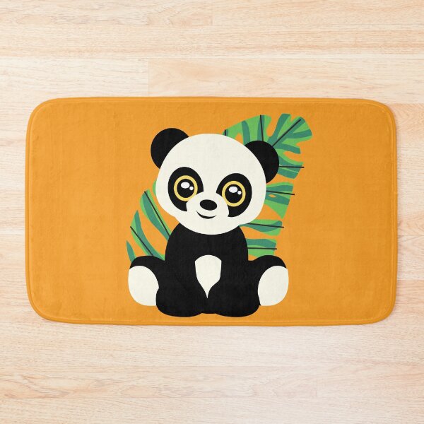 Item preview, Cute Baby Panda with Green Leaf  designed and sold by SunfullyYours.