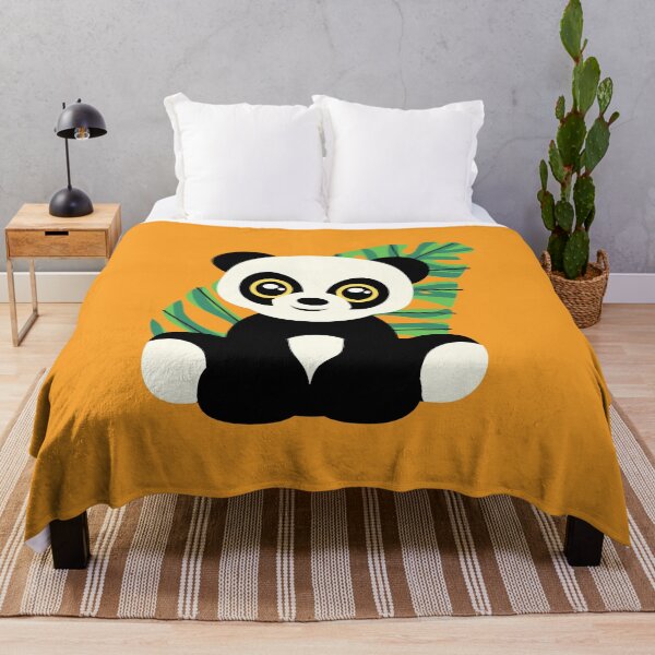 Item preview, Cute Baby Panda with Green Leaf designed and sold by SunfullyYours.