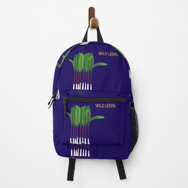 Item preview, Wild Leeks on indigo designed and sold by YouAreHereArt.