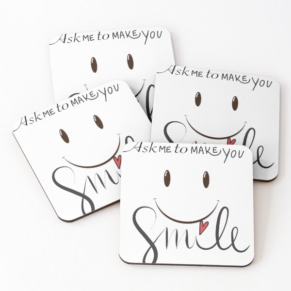 Item preview, Ask me to make you smile designed and sold by shinoshop.