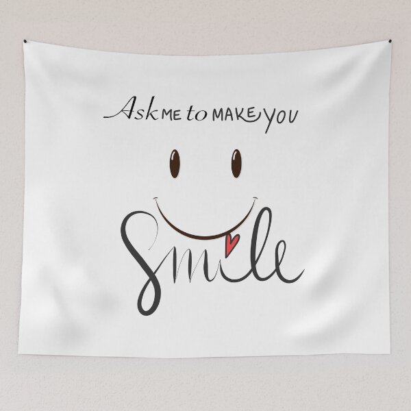 Item preview, Ask me to make you smile designed and sold by shinoshop.