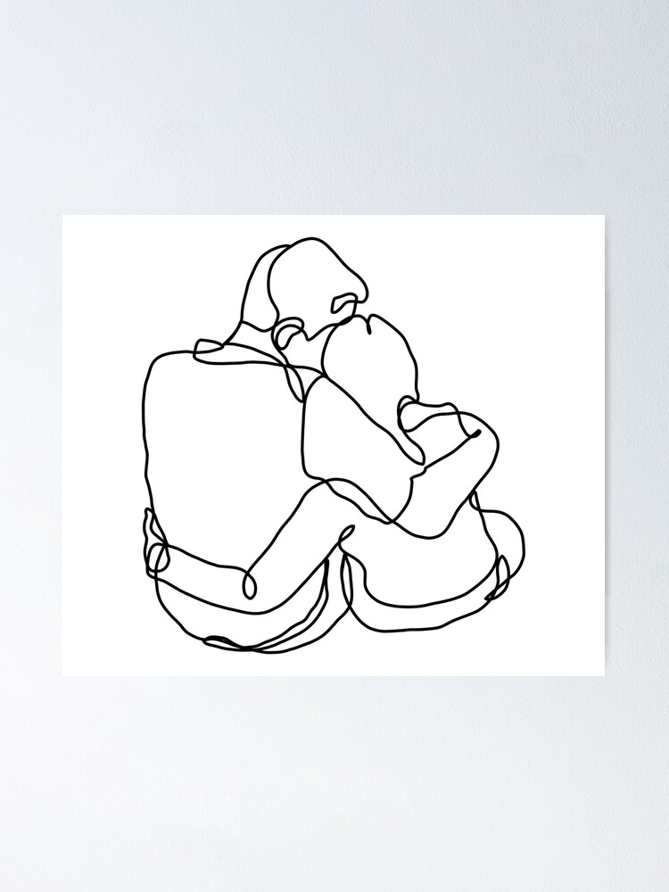 Póster «Pareja romántica en el amor dibujo de arte lineal» de Tromboo | Redbubble Póster «Pareja romántica en el amor dibujo de arte lineal» de Tromboo | Redbubble