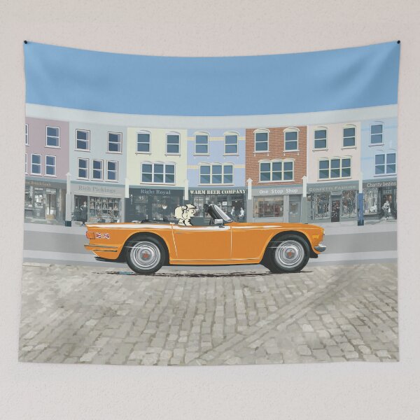 Item preview, Topaz (orange) color TR6 – the Classic British Sports Car designed and sold by Bigs66.