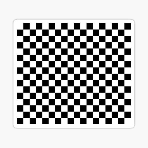 vans checkerboard sticker