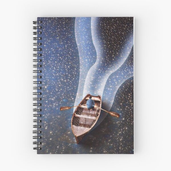 Item preview, beautiful river boat night painting designed and sold by paintingVoid.
