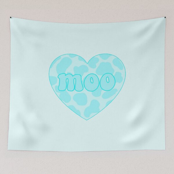 Item preview, moo y2k heart - pastel blue edition designed and sold by elizastreet.