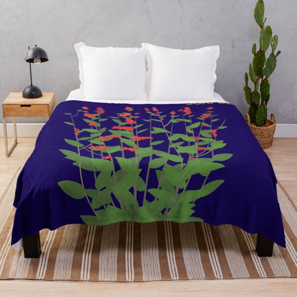 Item preview, Soapberry on indigo designed and sold by YouAreHereArt.