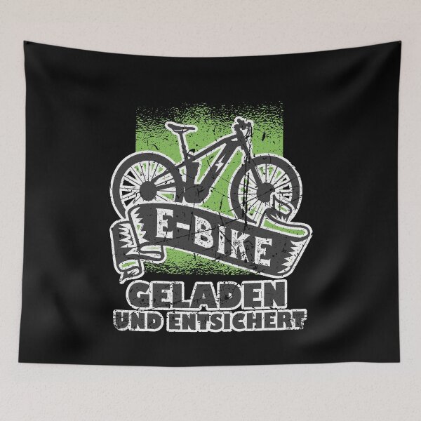 Item preview, Charged And Unlocked Bicycle E Bike designed and sold by MooonTees.