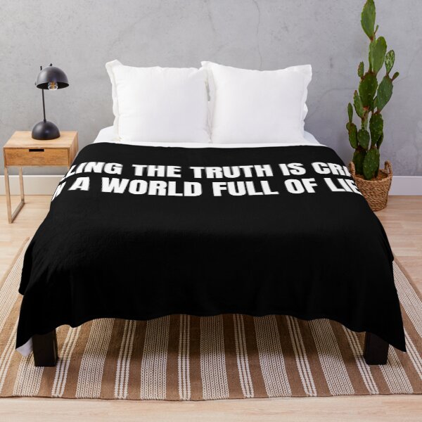 Item preview, Telling the truth is crazy in a world full of lies designed and sold by lazinha.