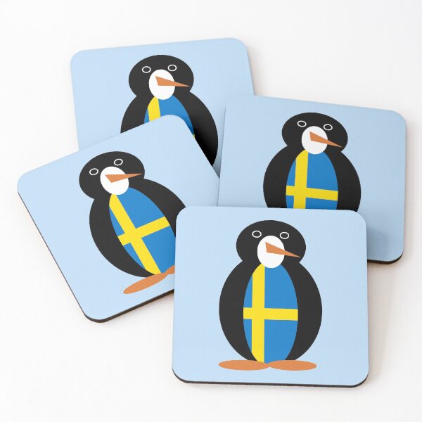 Item preview, Swedish Flag Penguin designed and sold by AuntieShoe.