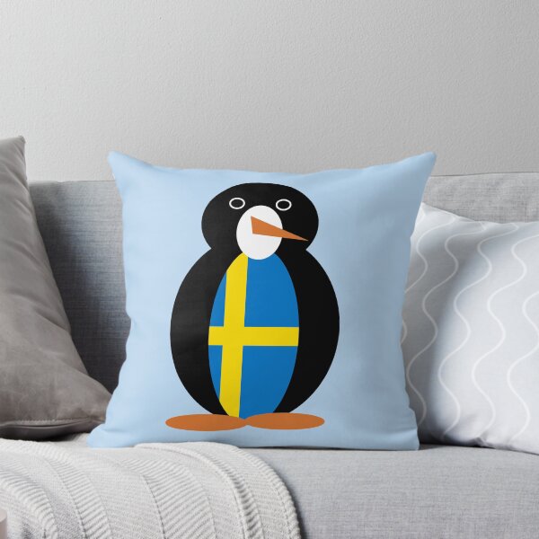 Item preview, Swedish Flag Penguin designed and sold by AuntieShoe.