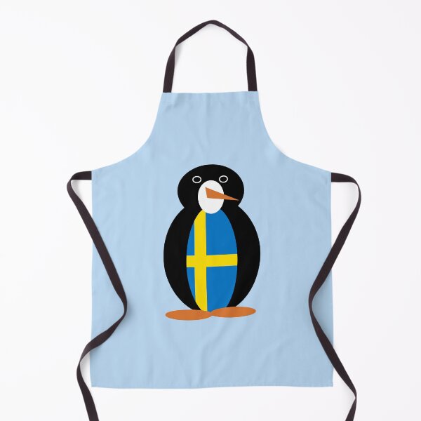 Item preview, Swedish Flag Penguin designed and sold by AuntieShoe.