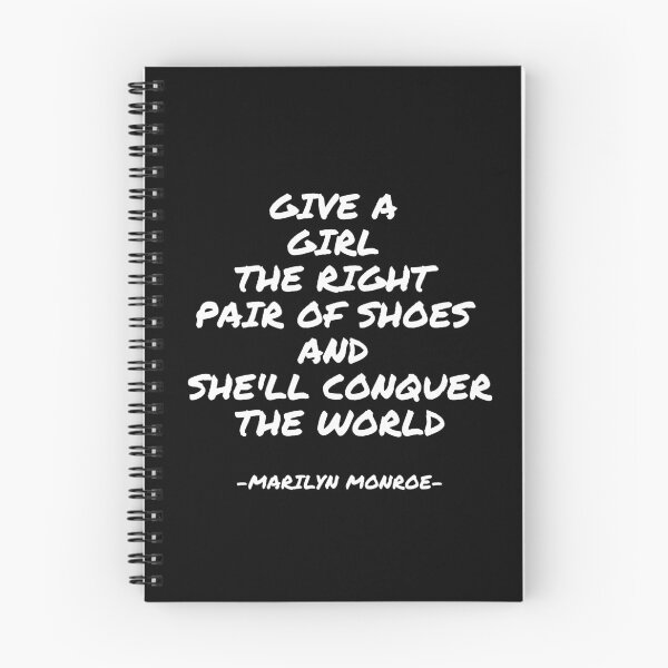 Item preview, Marilyn Monroe - Give a girl the right pair of shoes and she'll conquer the world designed and sold by appleofyoureye.